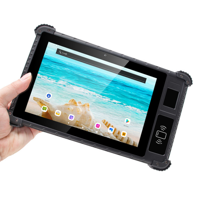 Máy tính bảng 8 inch với máy quét vân tay sinh trắc học không thấm nước