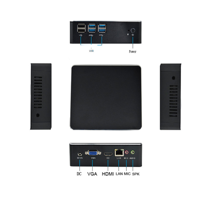 Sunspad NUC i3 4500U Card đồ họa Intel Core win10 i5 4200U MINI PICE/SB2.0/3.0/ máy tính barebone PC mini di động