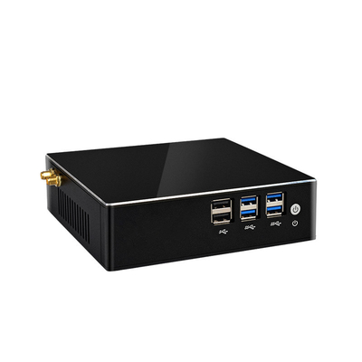 Core i7 10510U i5 10210U Mini PC i3 ​​10110U 4K Dual Lan Barebone Máy tính để bàn Win10 Pro Linux WiFi Type-C