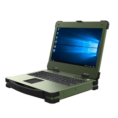 Core I7 9750h I9 9880h Máy tính xách tay chắc chắn 15,6 inch Chống sốc