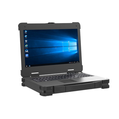 Chống nước Ip65 / Ip54 Máy tính xách tay chắc chắn quân đội Core I7 I9
