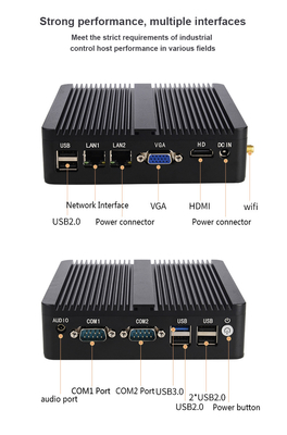 Logo tùy chỉnh Máy tính mini PC công nghiệp Intel Celeron J4125 nhỏ gọn DW-M05
